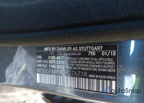 2013 Mercedes-Benz C 300 Luxury 4Matic from USA, damaged, VIN WDDGF8AB6DR276718